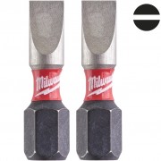 Milwaukee Биты Shockwave SL0.8x5.5 x 25мм 2шт 4932430902